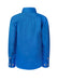 Back view of Child's Lightweight Half-Button Shirt in blue
