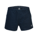 Close-up of 100% cotton drill fabric in navy rugby short, highlighting durable texture.