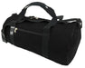 Dolan Barrel Bag (DE051M) in Black – Australian-made waterproof duffel with side zip pocket