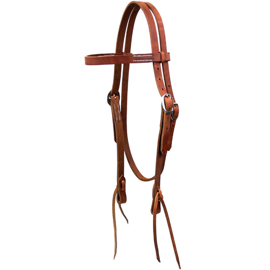 Full view of the Dolan Cutting Bridle showcasing premium Australian leather craftsmanship
