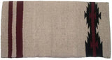 Handcrafted Navajo wool saddle blanket 34x36