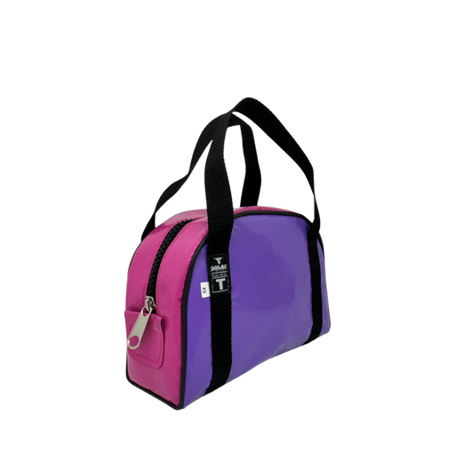 Dolan Toiletries Gear Bag Extra Small in Pink and Purple – durable PVC tarpaulin with heavy-duty zip