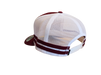 Gibb River Trucker Cap Maroon and White – OCC Logo – Outback Clothing Co - Side/Rear View