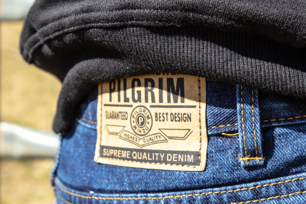 Pilgrim Men’s Regular Leg Western Work Jean – Indigo Stonewash