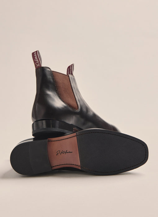 Isabel  Leather Boot – Chestnut