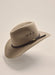 Over view of Kidman Drover Hat in Brown, showcasing braided leather hatband detail