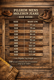 Mens 5 Pocket Western Moleskin Jean – Regular Fit, Acorn
