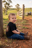 Outback Muster Tee – Black (Toddler)