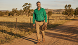 Mens 5 Pocket Western Moleskin Jean – Regular Fit, Acorn