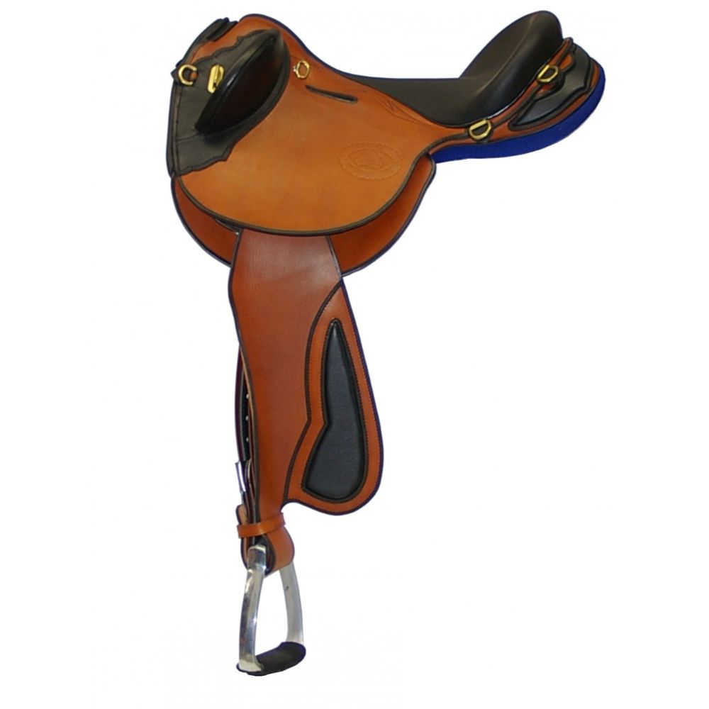 Close-Up of Brass Fittings on Campdrafter Elite Saddle