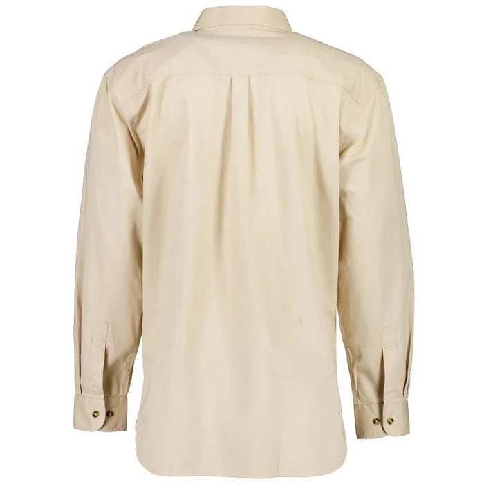 Swanndri Bendigo Men’s Half Button L/S Shirt (SS18217M) Bone