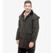 Side view of Swanndri Baxter Jacket showing relaxed fit and profile