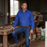 Swanndri Bendigo Men’s Half Button L/S Shirt (SS18217M)