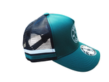 Karijini Kids Trucker Caps - Green/Black/White