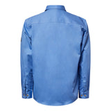 Workcraft Mens Half-Placket Cotton Work Shirt – REGATTA rear
