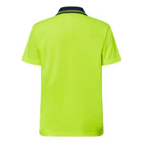 Outback Clothing Co logo embroidered on chest of Hi-Vis work shirt