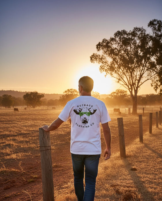 Cool Cow Tee – Neon Green (Men’s)