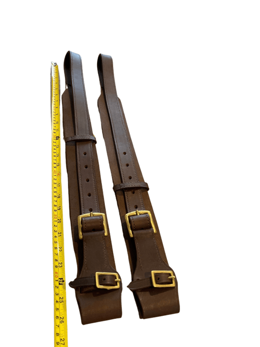 Premium shaped stirrup leathers from Outback Clothing Co