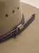 Braided leather hat band detail on the Kidman Drover (4HAU002)
