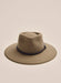 Kidman Drover Hat in Brown, front three-quarter view (style 4HAU002)