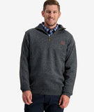 Mariner Jumper Charcoal Marle – Relaxed Crew Neck Knit Sweater with Heathered Texture, Ribbed Hem and Cuffs