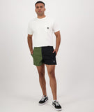 Swanndri | Cotton Mens Rugby Shorts (SS2431014M )Olive/Black