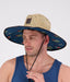 Durable straw material and comfortable fit of the Swanndri Whangamata Hat for outdoor adventures in Australia