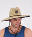 Adjustable chin strap and breathable unisex design of the Swanndri Whangamata Sun Hat for all-day comfort