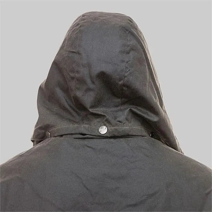 Swanndri Baxter Hood attached to matching jacket