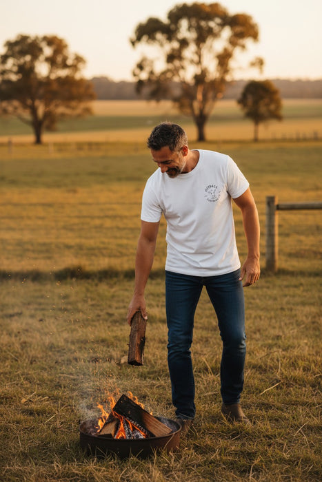 Cool Cow Tee – Neon Orange (Men’s)