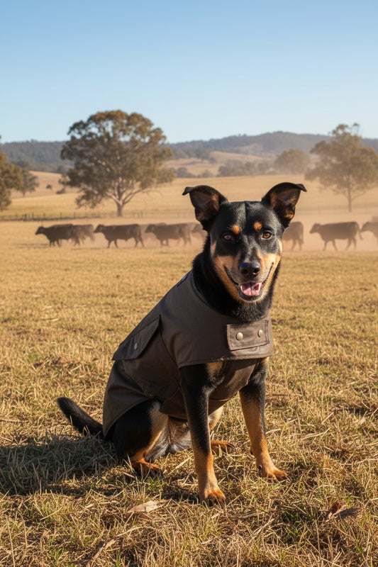 Swanndri Oilskin Wool Lined Dog Coat (SW13902)
