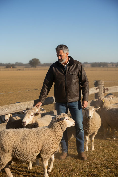 Swanndri Waimak Oilskin Jacket with Wool Lining (SW14452M)