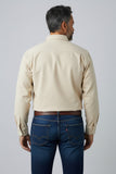 Swanndri Bendigo Men’s Half Button L/S Shirt (SS18217M) Bone