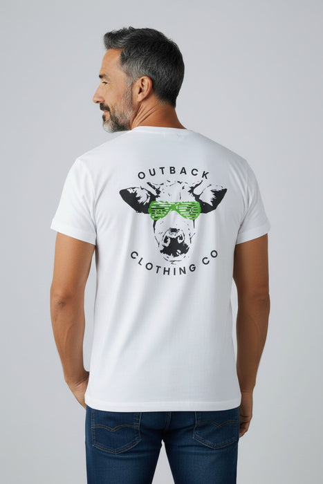 Cool Cow Tee – Neon Green (Men’s)