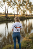 Cool Cow Tee – Neon Orange (Women's)