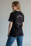 Outback Classic Tee – Black Neon Pink Cow (Women’s)