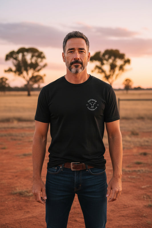 Outback Classic Tee – Black
