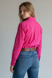 Swanndri Women’s Half Button L/S Shirt (SS192133W) Bright Pink