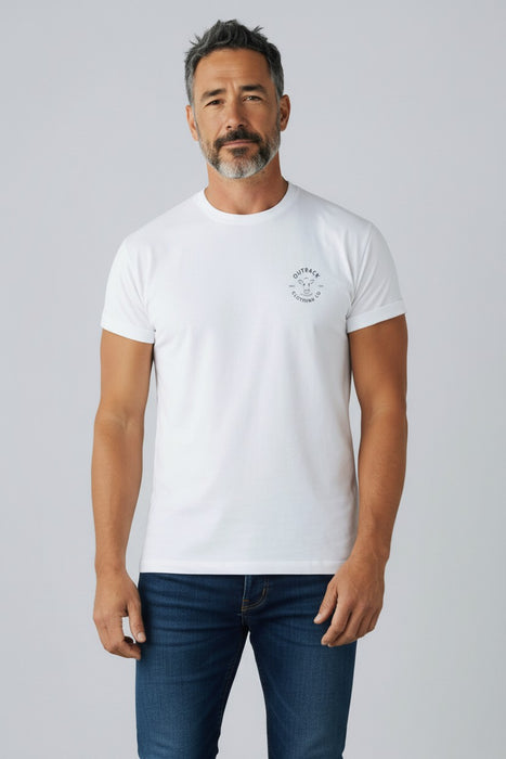 Cool Cow Tee – Neon Orange (Men’s)