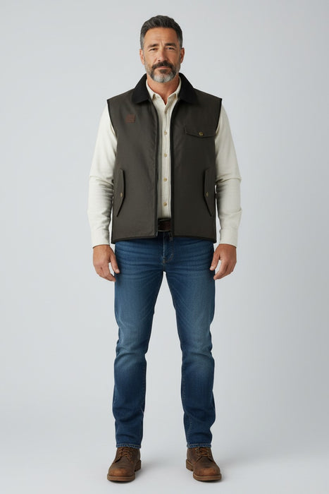 Swannndri Levels Oilskin Vest (SSD2802)