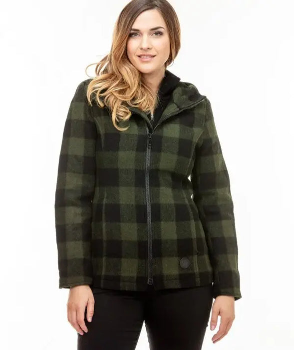 Seattle Wool Hoodie Olive/Black