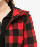 Detail of the concealed zip hip pockets on the Seattle Wool Hoodie
